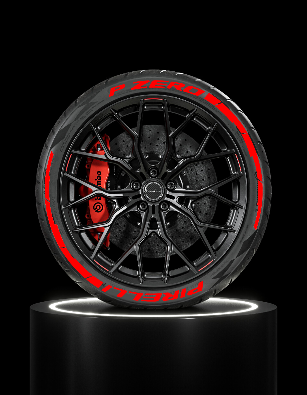 Pirelli P Zero mit Blockwings im Komplett Set Inkl. Primer und Tire Cleaner-Version 2025